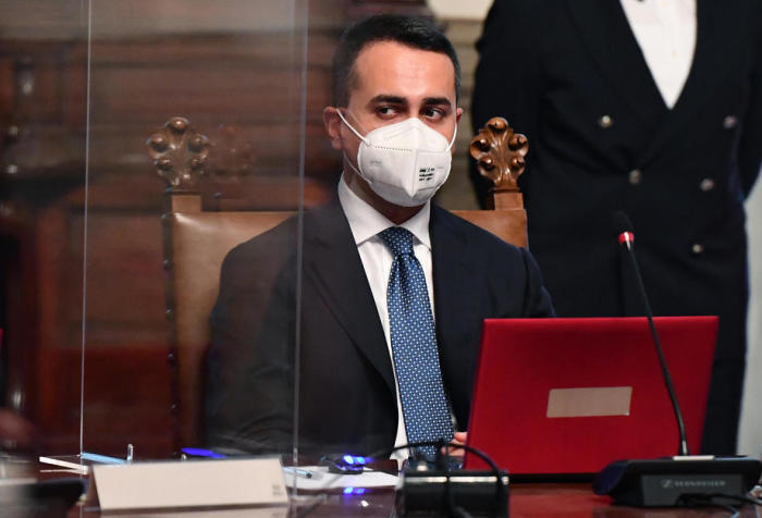Der italienische Außenminister Luigi Di Maio während des ersten Ministerrats im Chigi-Palast in Rom. Foto: epa/Ettore Ferrari