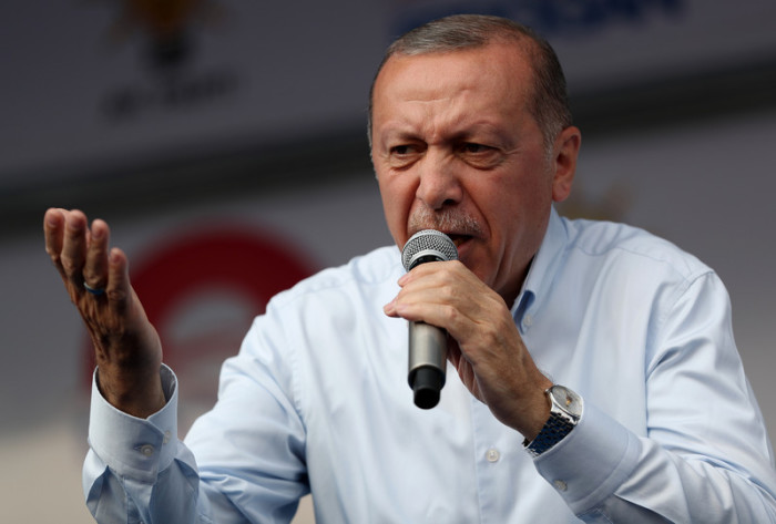 Der ürkische Staatspräsident Recep Tayyip Erdogan. Foto: epa/Erdem Sahin