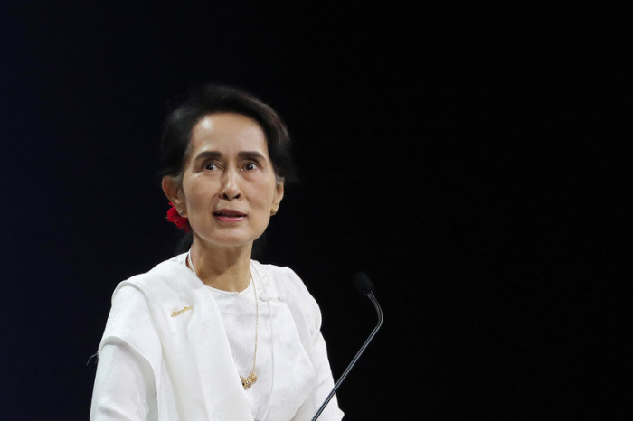 Myanmars Regierungschefin Aung San Suu Kyi. Foto: epa/Luong Thai Linh