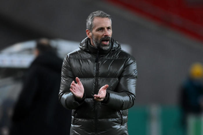 Marco Rose, Chef-Trainer von Borussia Mönchengladbach. Foto: epa/Matthias Hangst