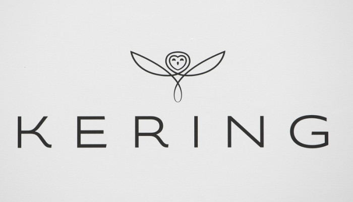 Das neuen Logo als 'Kering', in Paris. Foto: epa/Ian Langsdon