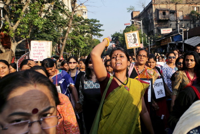Immer mehr Menschen erheben in Indien ihre Stimme gegen Vergewaltigungen. Foto: epa/Piyal Adhikary