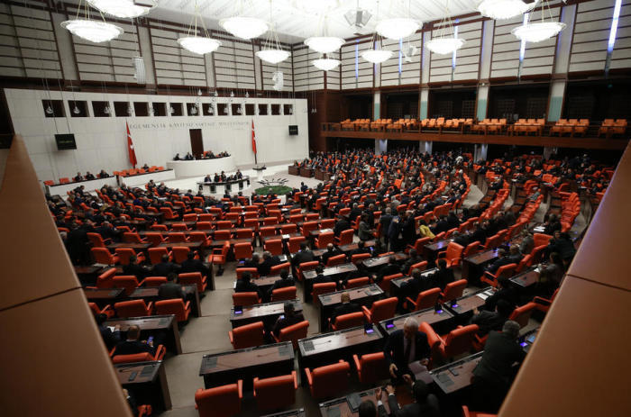 Das türkische Parlament. Foto: epa/Str