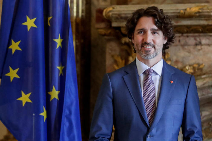 Premierminister Justin Trudeau aus Kanada in Brüssel. Foto: epa/Stephanie Lecocqstephanie Lecocq