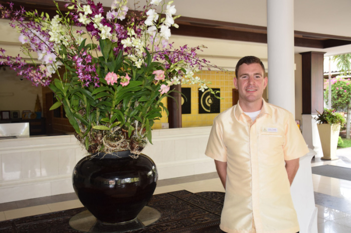 Leroy Coster ist das neue Gesicht im Thai Garden Resort. Foto: Thai Garden Resort