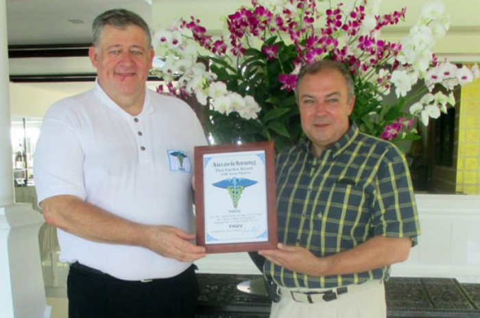 THÜV-Auszeichnung für das Thai Garden Resort