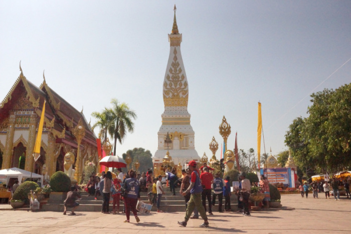 Wat Phra That Phanom ist der bedeutendste buddhistische Tempel der Provinz und gilt als UNESCO-Welterbe-Kandidat. Fotos: Jahner
