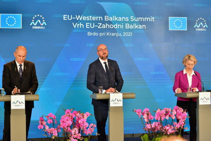 Gipfeltreffen EU-Westliche Balkanstaaten in Brdo Pri Kranju. Foto. IGOR KUPLJENIK