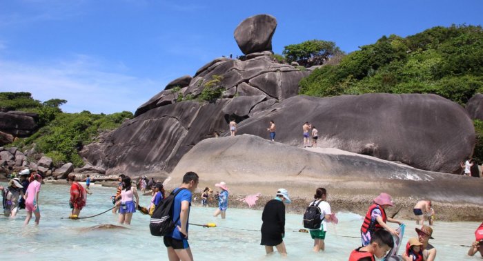 Auf den Similan-Inseln soll die Zahl der Touristen reduziert werden. Foto: The Nation