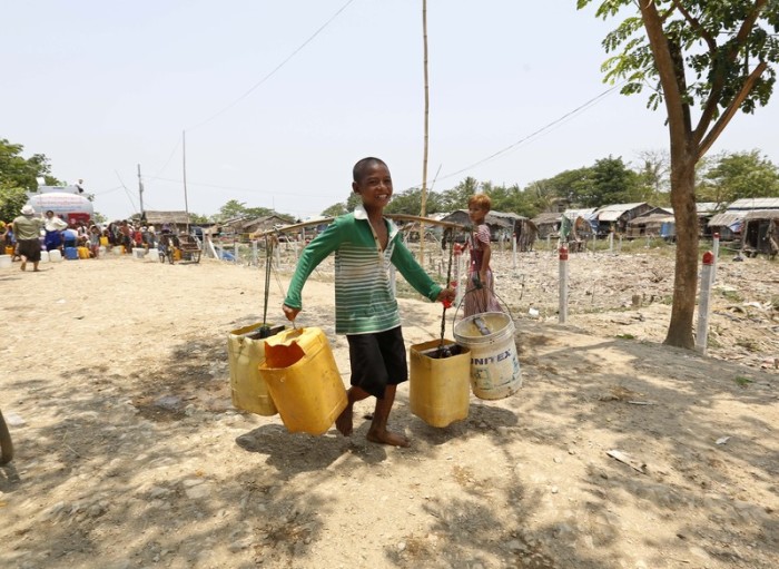 Myanmar leidet aufgrund des El Nino-Wetterphänomens unter Dürre und Trinkwasserknappheit in mindestens 10 Regionen. Foto: epa/Nyein Chan Naing