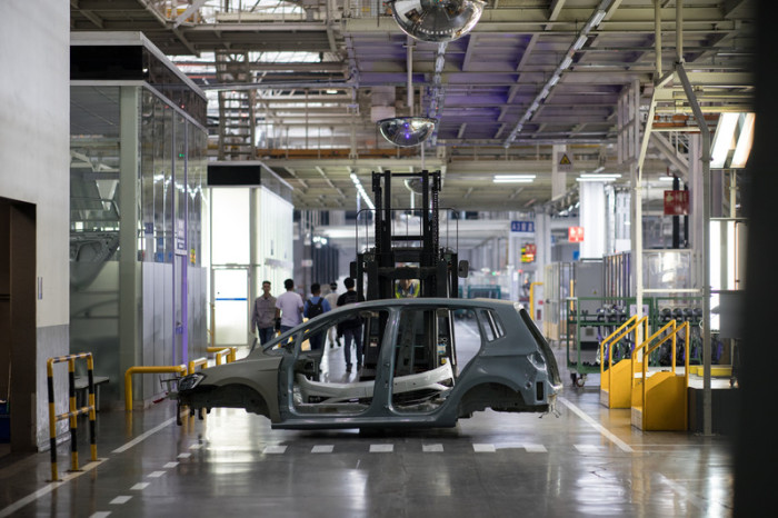 Volkswagen-FAW-Werk im chinesischen Foshan. Foto: epa/Freddy Chan