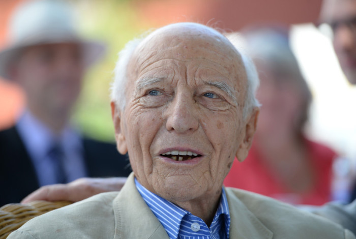 Walter Scheel ist am 24. August 2016 im Alter von 97 Jahren gestorben. Foto: epa/Patrick Seeger