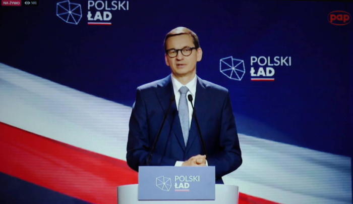 Polens Premierminister Mateusz Morawiecki. Foto: epa/Mateusz Marek