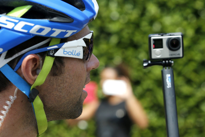  GoPro macht die verstärkte Konkurrenz durch andere Anbieter und Smartphones zu schaffen. Foto: epa/Yoan Valat