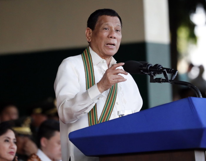 Der philippinische Präsident Rodrigo Duterte. Foto: epa/Francis R. Malasig