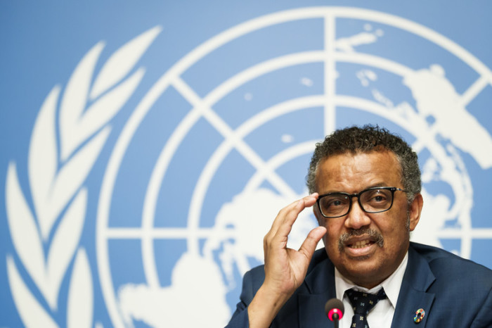 Tedros Adhanom Ghebreyesus, Generaldirektor der Weltgesundheitsorganisation (WHO). Foto: epa/Valentin Flauraud