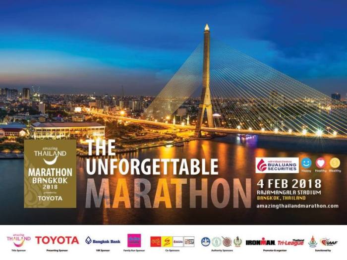 Bangkok-Marathon mit 30.000 Teilnehmern