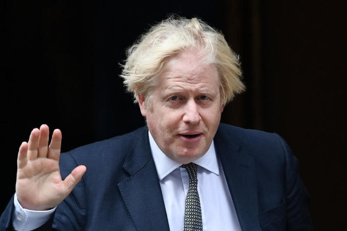 Der britische Premierminister Boris Johnson verlässt die Downing Street 10 in London. Foto: epa/Andy Rain