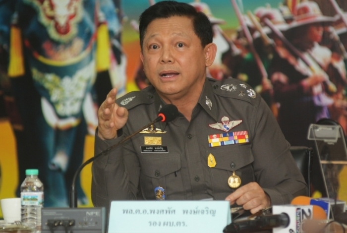 Nationaler Polizeichef Pongsapat Pongcharoen. Foto: The Nation