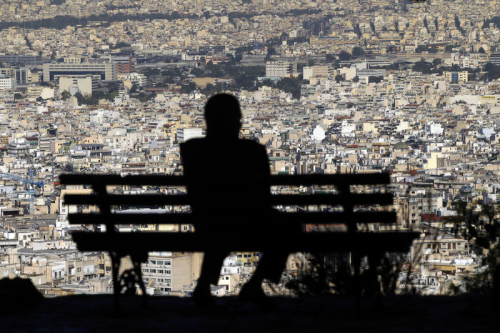 Blick über Athen. Foto: epa/Orestis Panagiotou