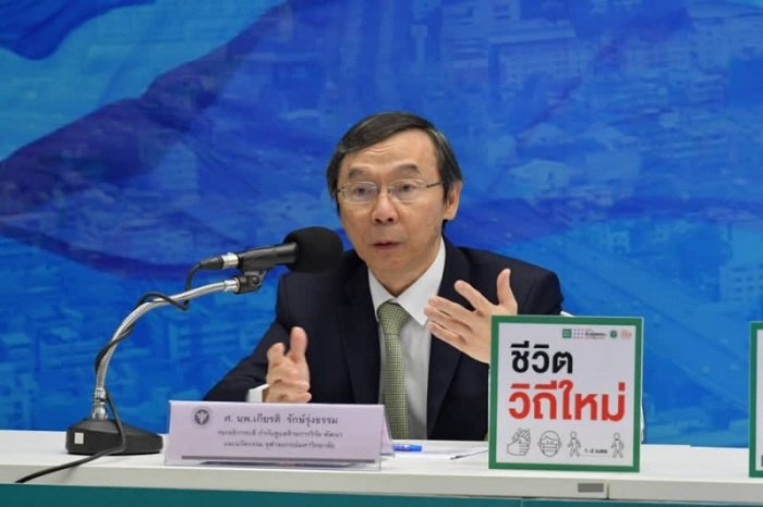 Dr. Kiat Ruxrungtham, Direktor des Coronavirus-Impfstoff-Entwicklungsteams der Chulalongkorn-Universität. Foto: National News Bureau Of Thailand