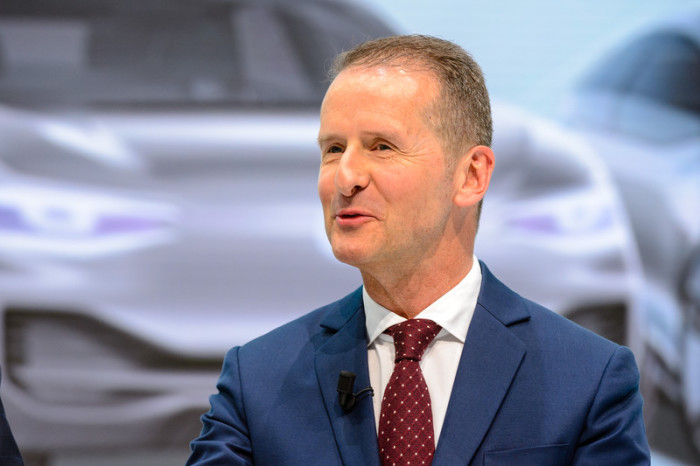 Volkswagens neue Konzernchef Herbert Diess. Foto: epa/Jens Schlueter
