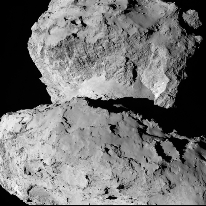 Die Darstellung der Rückseite des Kometen «67P/Tschurjumow-gerassimenko» Zeigt Die Vielfalt Der Oberflächenstrukturen. Foto: Rosetta/MPS for OSIRIS Team/ESA/dpa