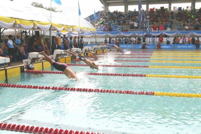 Über 600 Athleten treten bei der „16th Pattaya Open Swimming Championship“ gegeneinander an. Foto: PR Pattaya