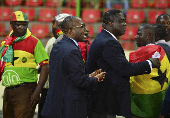 Kwesi Nyantakyi, Präsident des Ghana FA. Archivbild: epa/Barry Aldworth