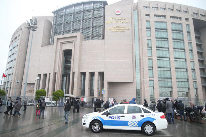 Der Prozess gegen Osman Kaval in Istanbul. Foto: epa/Erdem Sahin