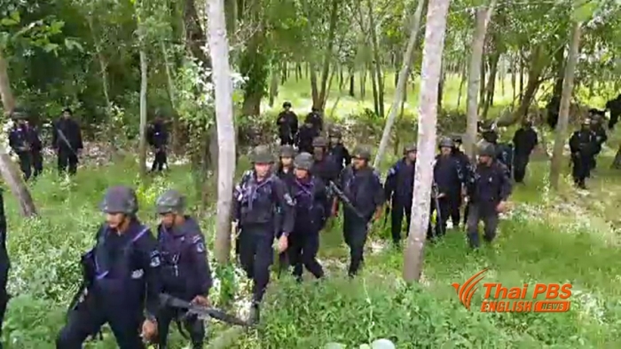 Sicherheitskräfte in Pattani. Foto: Thai PBS