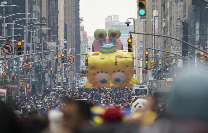 Die Macy's Thanksgiving Day Parade in New York. Foto: epa/Porter Binks