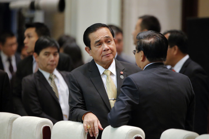  Auch der Thailands Premierminister Prayut Chan-o-cha hat an der Eröffnungssitzung des Asien-Europa-Treffen (ASEM) in Ulan Bator, Mongolei, teilgenommen. Foto: epa/Damir Sagolj / Pool