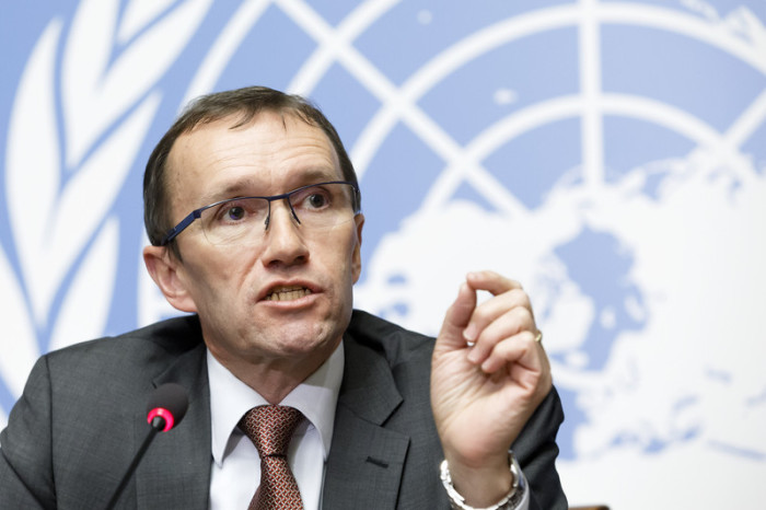 UN-Vermittler Espen Barth Eide. Foto: epa/Salvatore Di Nolfi