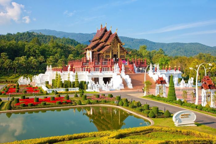 Der Royal Pavillon ist das Herzstück des botanischen Gartens. Foto: Tourism Authority of Thailand