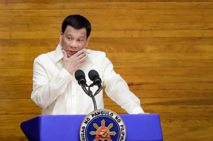 Der philippinische Präsident Rodrigo Duterte. Foto: epa/Mark R. Cristino
