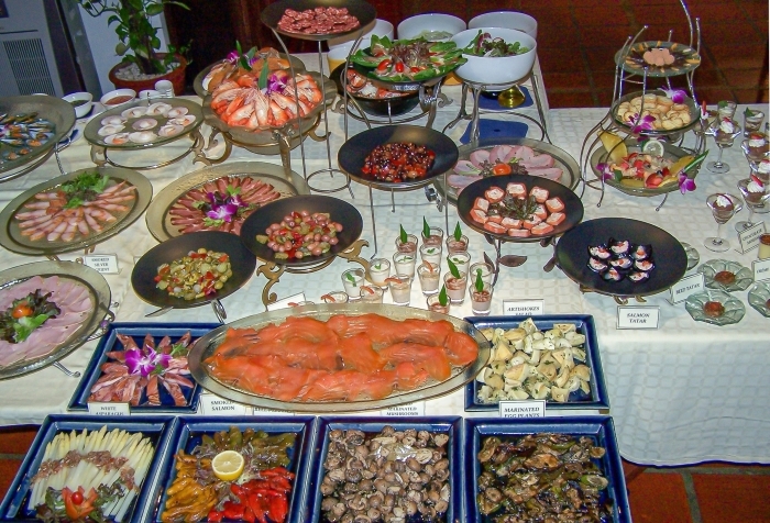 Seafood- und BBQ-Buffet im Casa Pascal