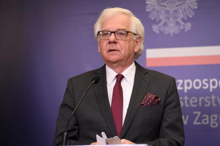 Der polnische Außenminister Jacek Czaputowicz tritt zurück. Foto: epa/Radek Pietruszka