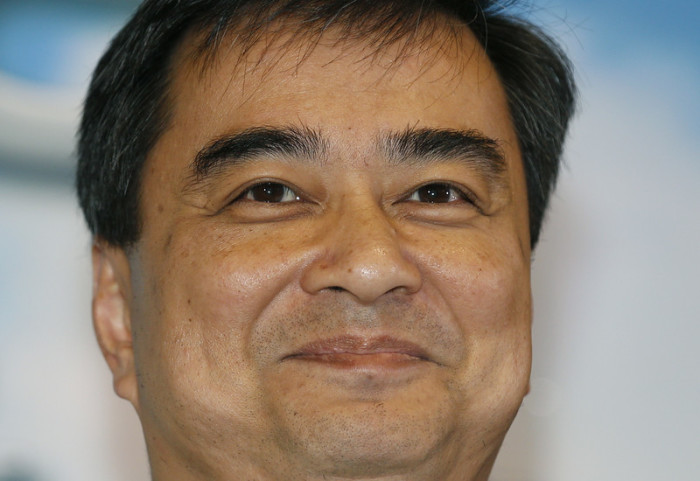 Ex-Premierminister Abhisit Vejjajiva. Foto: epa/Narong Sangnak