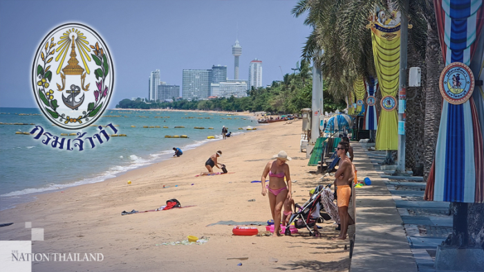 Nach dem Strand in Pattaya soll ab August auch der Jomtien Beach mit Sand aufgeschüttet werden. Foto: The Nation