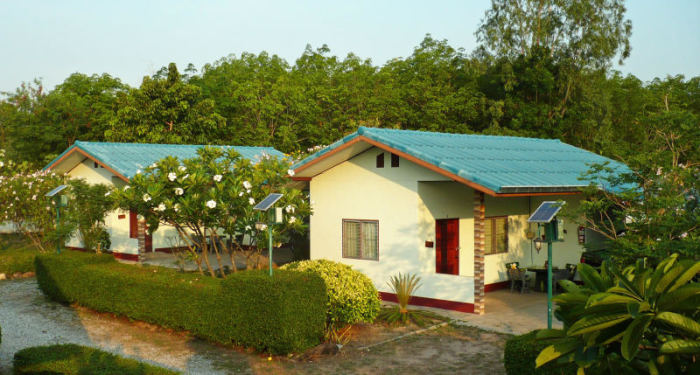 Nachhaltigkeit wird im Eidi Homestay großgeschrieben. So sind z. B. alle Häuser mit Photovoltaik-Anlagen ausgestattet.