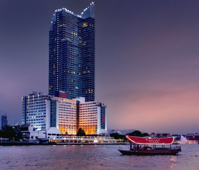 Blick auf das Ramada Plaza by Wyndham Bangkok Menam Riverside. Foto: Wyndham