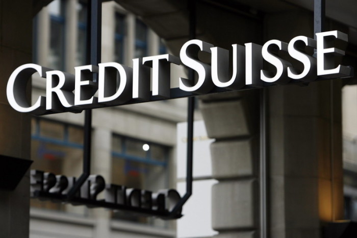 Das Logo der Schweizer Bank Credit Suisse ist in Zürich zu sehen. Foto: epa/Alessandro Della Bella