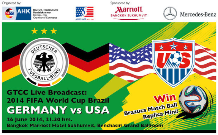WM: Deutschland-USA im Marriott