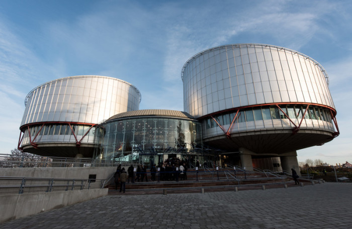 Eine Außenansicht des Europäischen Gerichtshofs für Menschenrechte. Foto: epa/Patrick Seeger