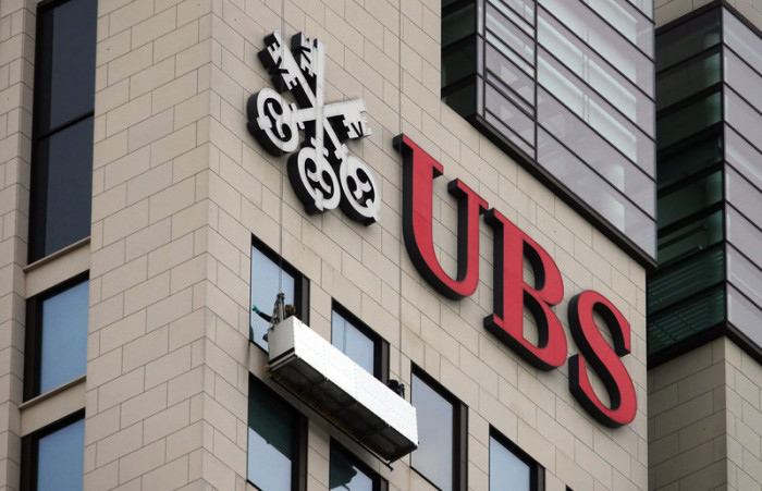 UBS-Bank in Frankfurt am Main. Foto: epa/Mauritz Antin