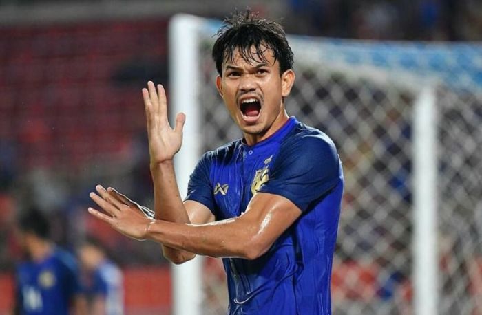 Thailands Fußball-Nationalspieler Adisak Kraisorn. Foto: The Nation