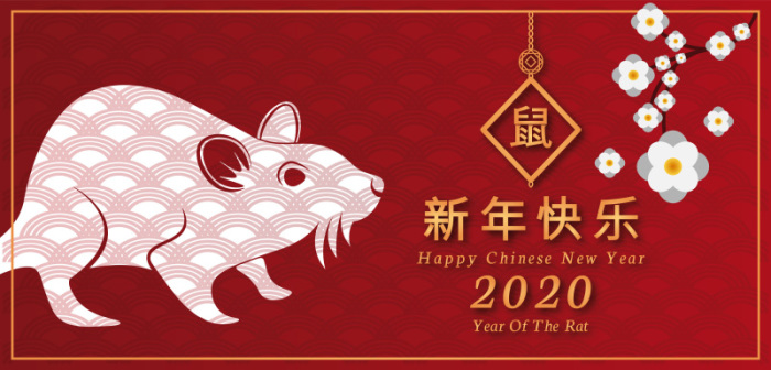 Chinesisches Jahr Der Ratte