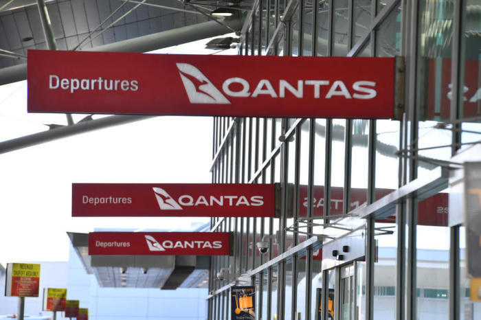Ansicht des Inlandsterminals von Qantas am Flughafen Sydney in Sydney. Foto: epa/Mick Tsikas