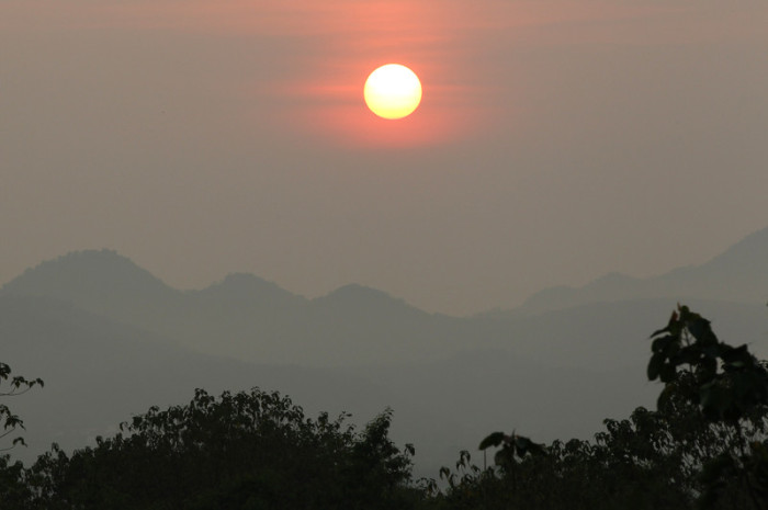 Sonnenuntergang im Khao-Yai-Nationalpark. Foto: epa/Barbara Walton
